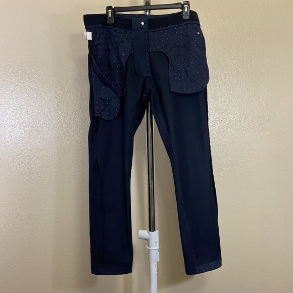 Van Heusen Flex Slim 32x29 Tech Pants Navy - Picture 5 of 16